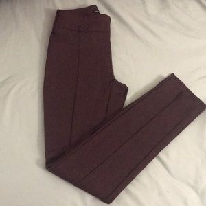Dark maroon dress pants